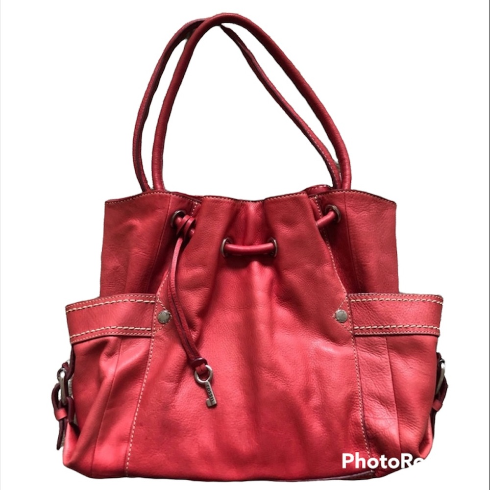 Fossil leather bag, shoulder bag